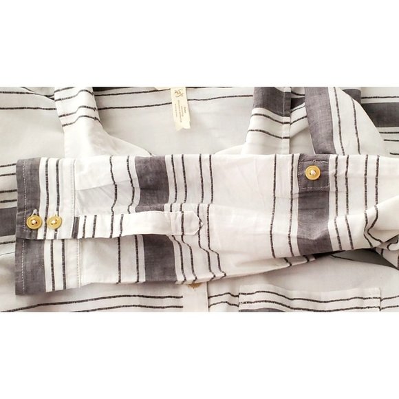 Matilda Jane & Joanna Gaines Made Ready Womens Button Up Shirt Cotton Sz M - Picture 8 of 8